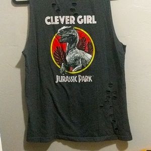 Jurassic Park Clever Girl Muscle Tank